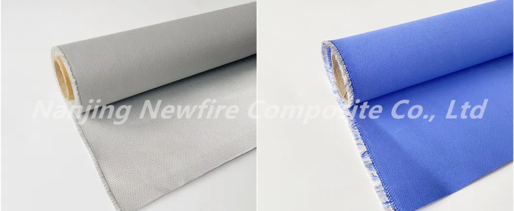 Polyurethane Fiberglass Fabric Cloth Coated PU Waterproof Heat Temperature Resistant Fireproof